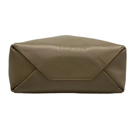 CELINE Vertical Cabas Small Beige Leather Tote Bag - Picture 5 of 15